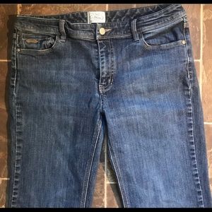 White House Black Market Women's Jeans Boot Leg Denim Blue Size 10 SHORT (10S)